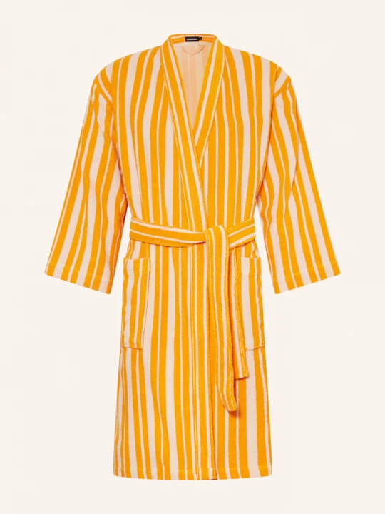 Obrázek produktu Marimekko Unisex Župan Raide tmavě žlutá / krémová
