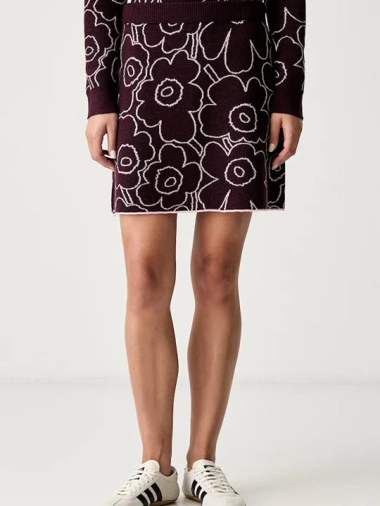 Obrázek produktu Marimekko úpletová sukně s vlnou fialová