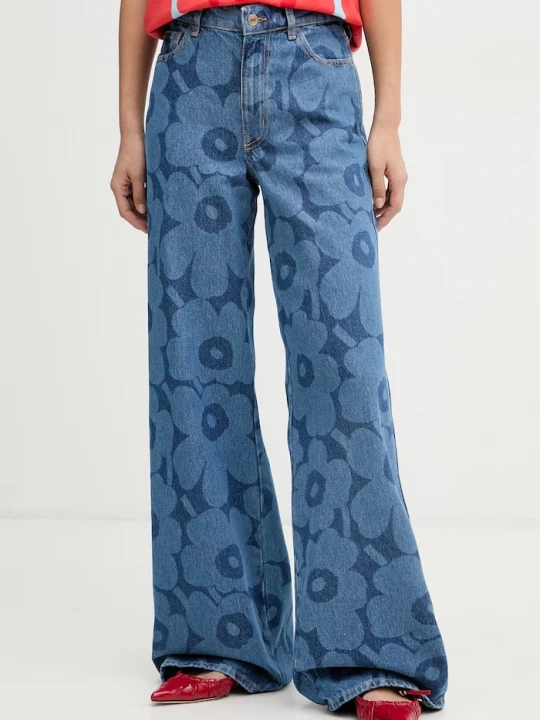 Obrázek produktu Marimekko wide leg džíny dámské modrá