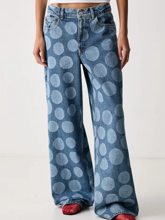 Obrázek produktu Marimekko wide leg džíny dámské modrá