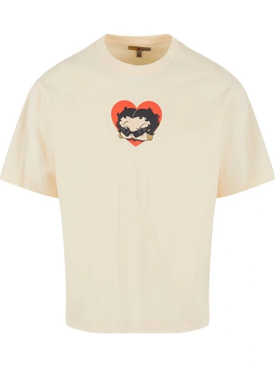 Obrázek produktu MARKET Tričko 'Betty Boop Sweetheart' krémová / červená / černá