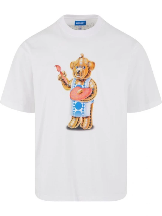 Obrázek produktu MARKET Tričko 'Infinity Bear' modrá / oranžová / světle červená / bílá
