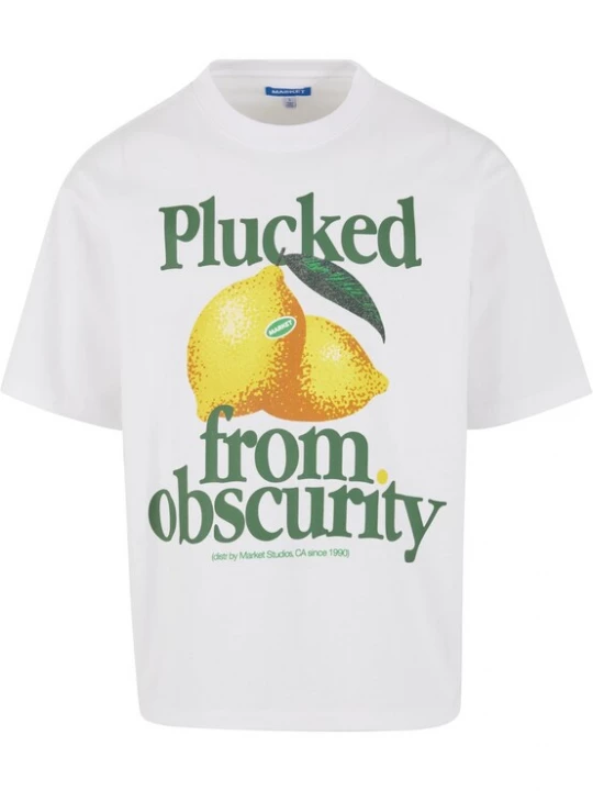 Obrázek produktu MARKET Tričko 'Obscurity' tmavě žlutá / jedle / bílá