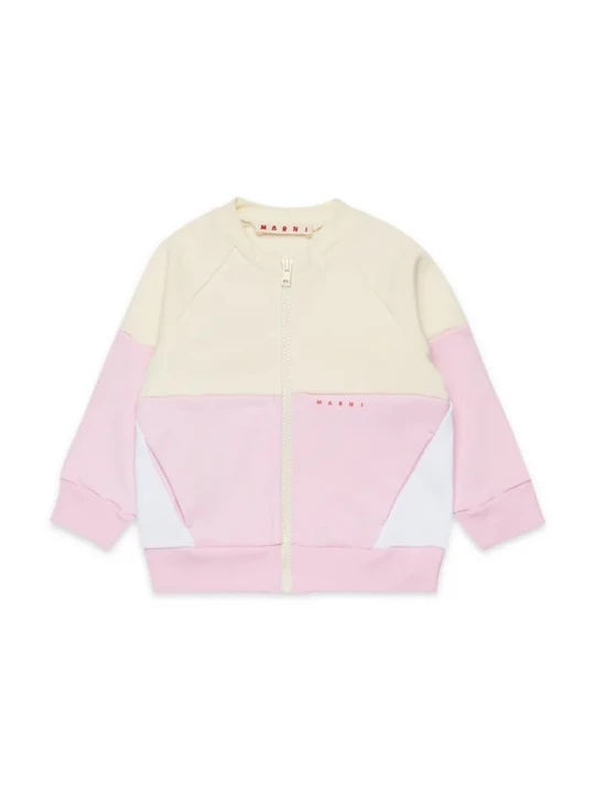 Obrázek produktu Marni Dětská bavlněná mikina MS305B SWEAT-SHIRT růžová