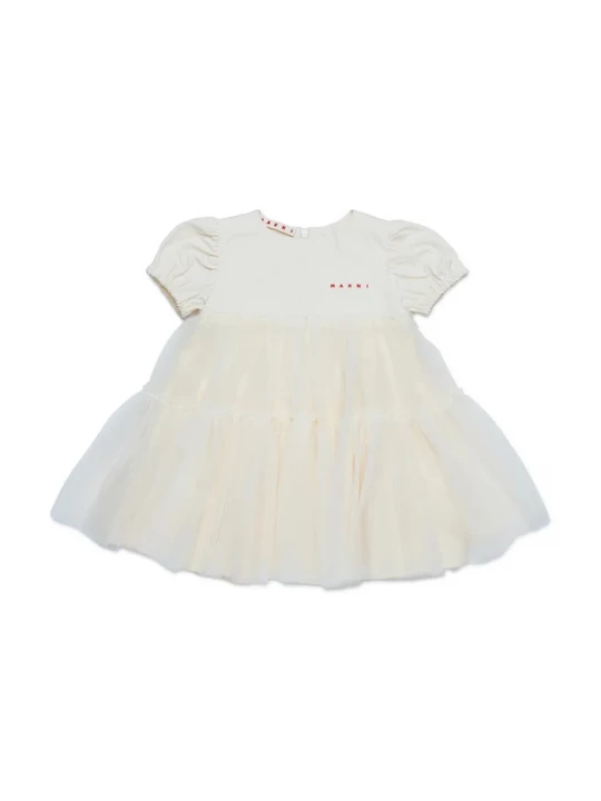 Obrázek produktu Marni Dětské bavlněné šaty Marni MD294B DRESS béžová