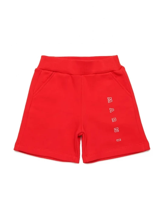 Obrázek produktu Marni Dětské bavlněné šortky Marni MP193B SHORTS červená