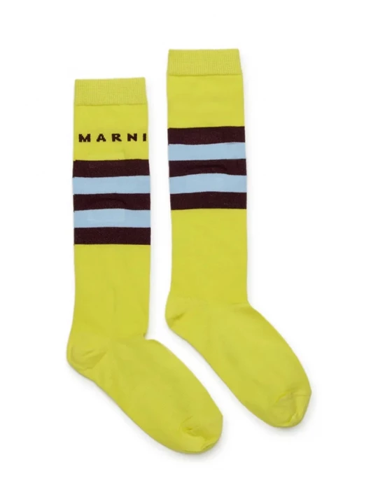 Obrázek produktu Marni Dětské ponožky Marni MZ39U SOCKS zelená