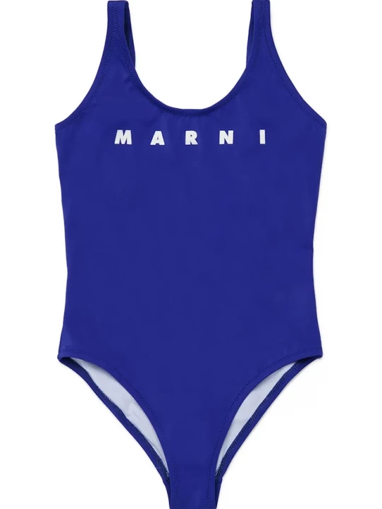 Obrázek produktu Marni jednodílné plavky dětské MM37F SWIMSUIT modrá