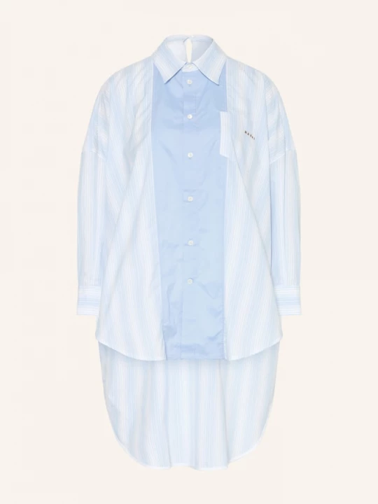 Obrázek produktu Marni Košile Oversize tmavě modrá / černošedá / bílá
