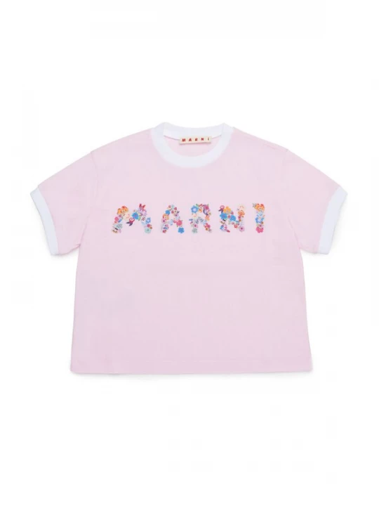 Obrázek produktu Marni Tričko modrá / oranžová / růžová / bílá
