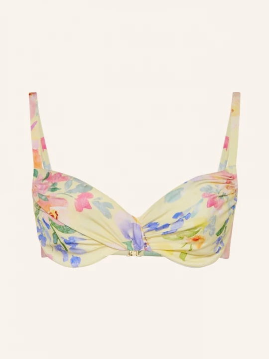 Obrázek produktu Maryan Mehlhorn Bikini Top S Kosticemi Floressence tmavě žlutá / růžová / modrá