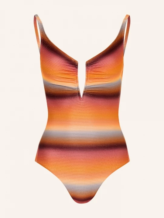 Obrázek produktu Maryan Mehlhorn Plavky Sundrenched S Třpytivou Přízí oranžová / světle červená / tmavě červená