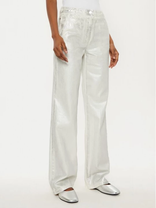 Obrázek produktu MAX&Co. Jeansy Basilio 2516131021200 Stříbrná Wide Leg