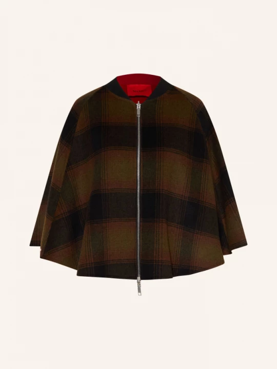 Obrázek produktu Max & Co. Obrácitelný Plášť Cape Doublecape hnědá / červená / černá MAX&Co.