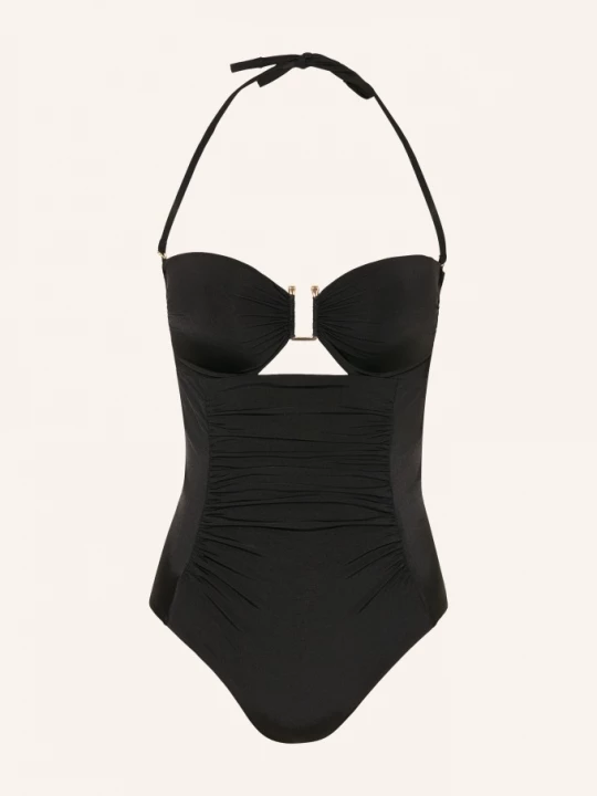 Obrázek produktu Max Mara Beachwear Bandeau Plavky Bchcurva S Výřezem černá