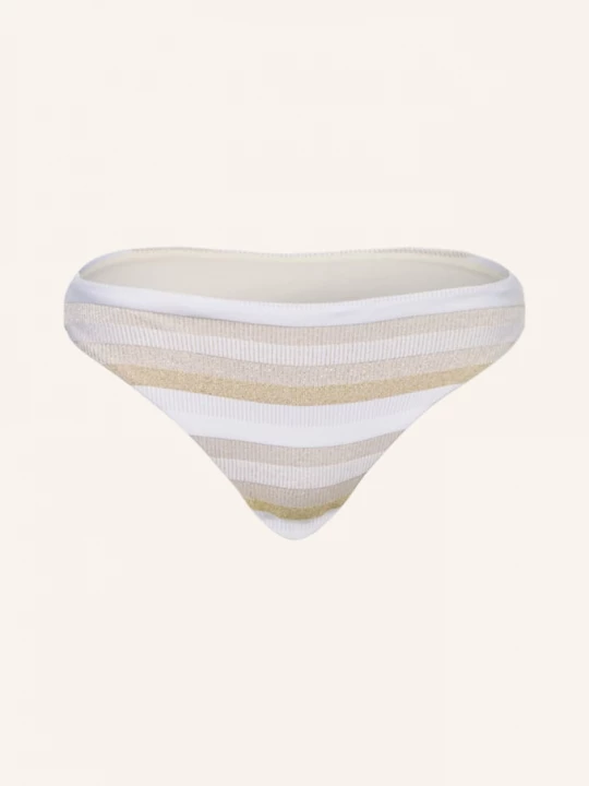 Obrázek produktu Max Mara Beachwear Basic Bikinové Kalhotky Swami S Třpytivou Přízí bílá / zlatá