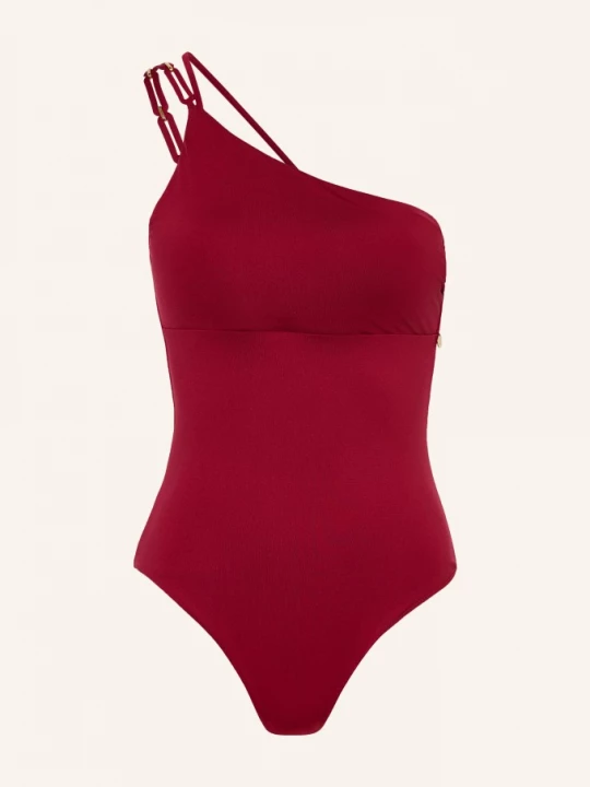 Obrázek produktu Max Mara Beachwear Jednoramenné Plavky Bchcappa tmavě červená