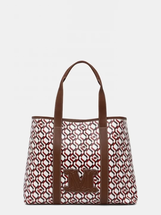 Obrázek produktu Max Mara Beachwear nákupní taška dámská z imitace kůže FARNETO béžová