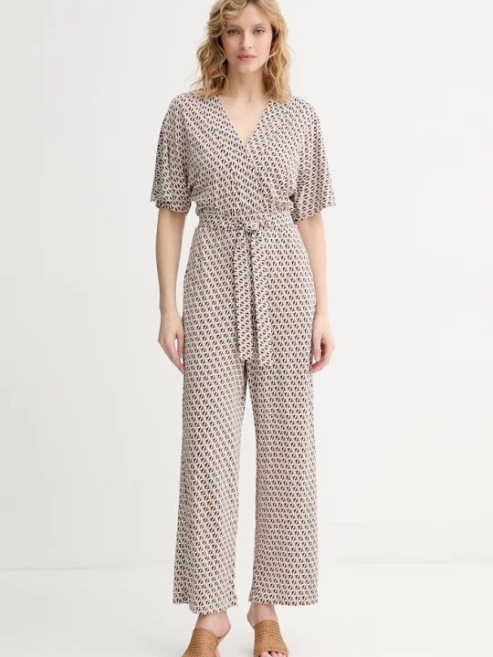 Obrázek produktu Max Mara Beachwear palazzo overal dámský z viskózy EGREGE hnědá
