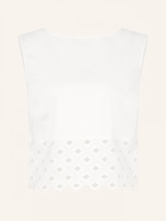Obrázek produktu Max Mara Beachwear Top Maggio V Kombinaci Materiálů bílá
