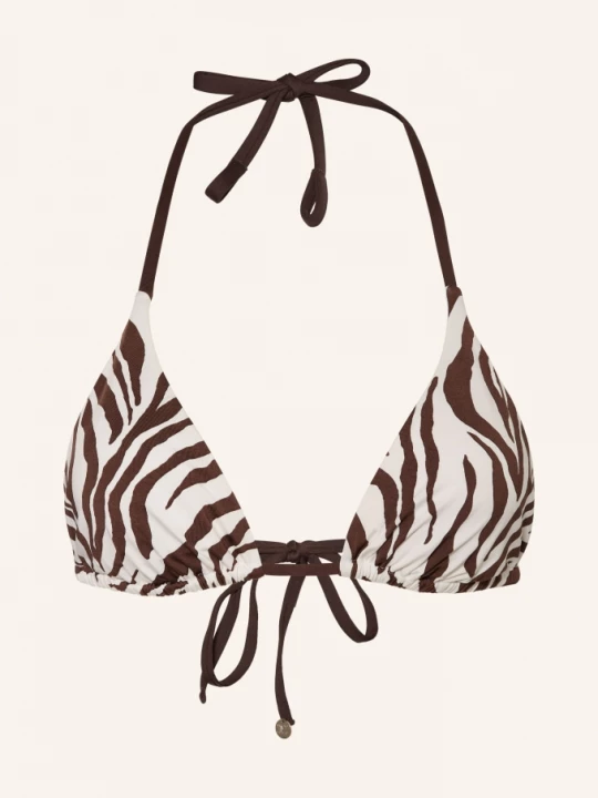 Obrázek produktu Max Mara Beachwear Trojúhelníkový Horní Díl Bikin Aurora černá / tmavě hnědá