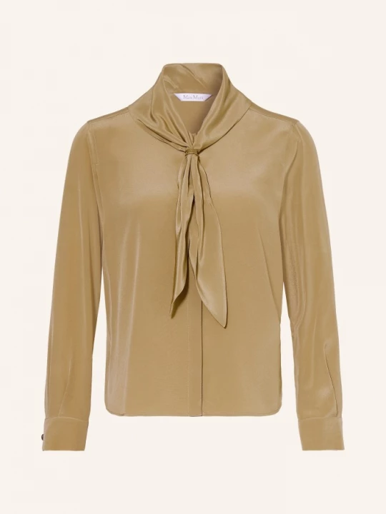 Obrázek produktu Max Mara Hedvábná Blůza Dry khaki
