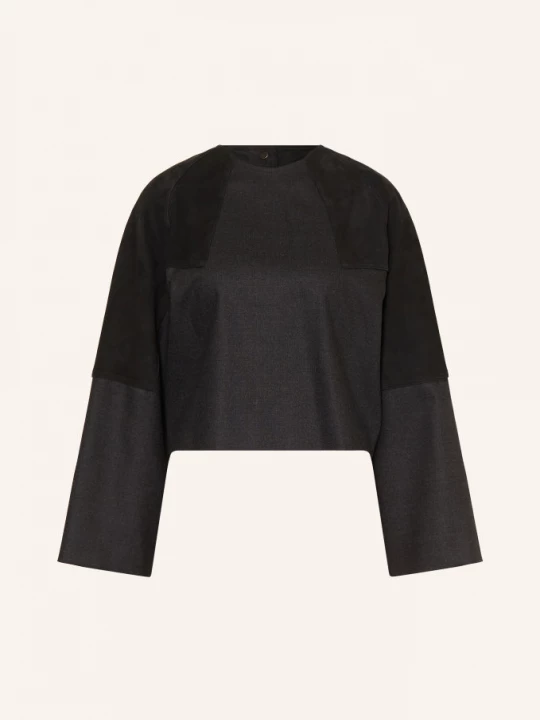 Obrázek produktu Max Mara Košilová Halenka Safa tmavě šedá / černá