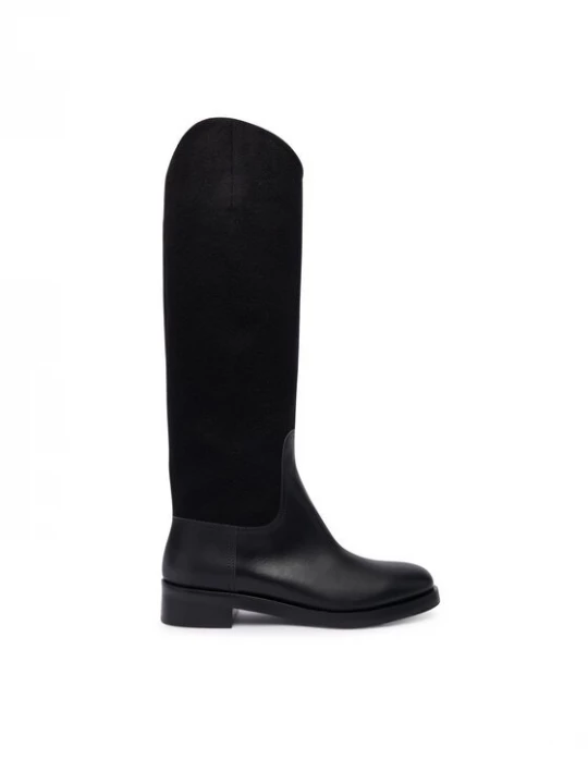 Obrázek produktu Max Mara Kozačky ve vojenském stylu Cavalierewk 2524796112600 Černá