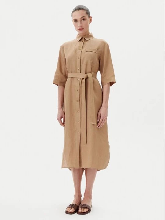 Obrázek produktu Max Mara Leisure Košilové šaty Salute 2516221028 Hnědá Regular Fit