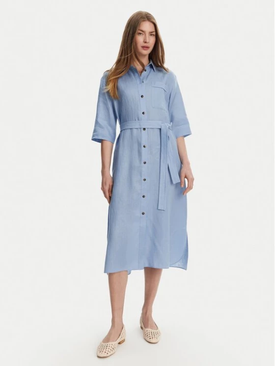 Obrázek produktu Max Mara Leisure Košilové šaty Salute 2516221028 Světle modrá Regular Fit