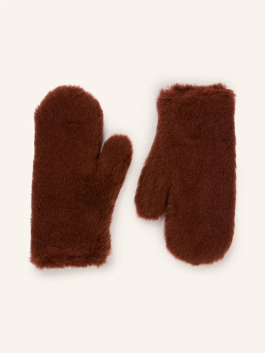 Obrázek produktu Max Mara Palčáky Ombrato S Kašmírem tmavě červená