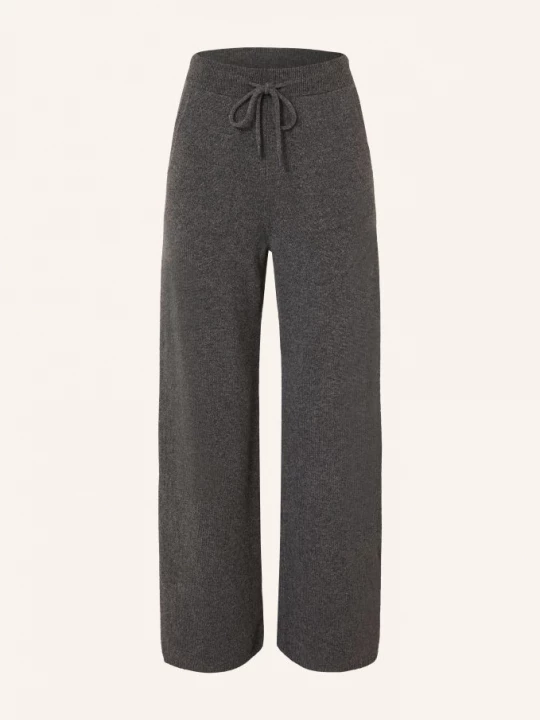 Obrázek produktu Max Mara Pletené Kalhoty Fiabe Z Kašmíru tmavě šedá