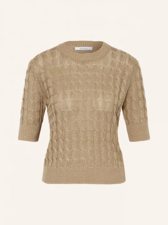 Obrázek produktu Max Mara Pletené Tričko Talamo Z Lnu béžová