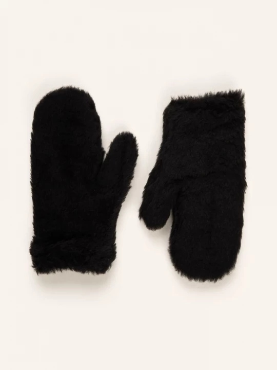 Obrázek produktu Max Mara Plyšové Palčáky Ombrato S Alpakou černá