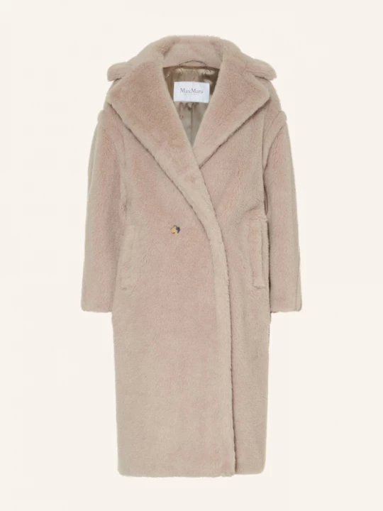 Obrázek produktu Max Mara Plyšový Kabát Tedgirl S Alpakou béžová