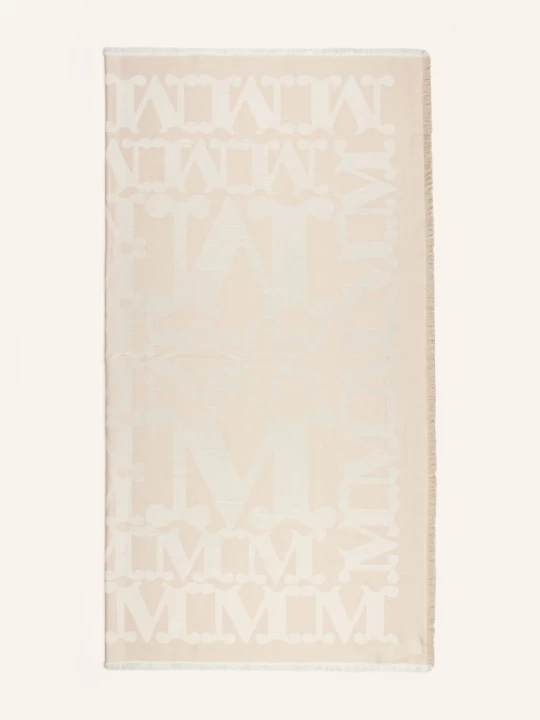 Obrázek produktu Max Mara Šátek Edro S Hedvábím béžová / krémová