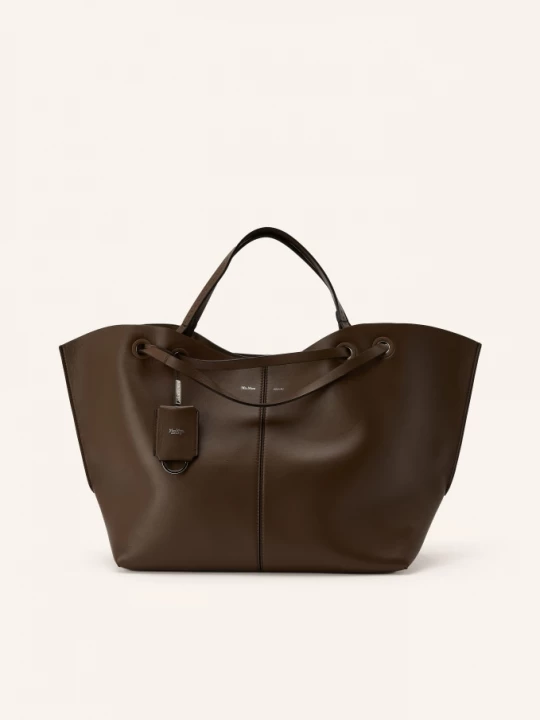 Obrázek produktu Max Mara Shopper Mixeddoubles S Pouzdrem tmavě hnědá / stříbrná / světle hnědá