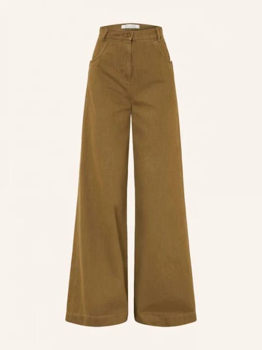 Obrázek produktu Max Mara Široké Džíny Alamaro 002 khaki green
