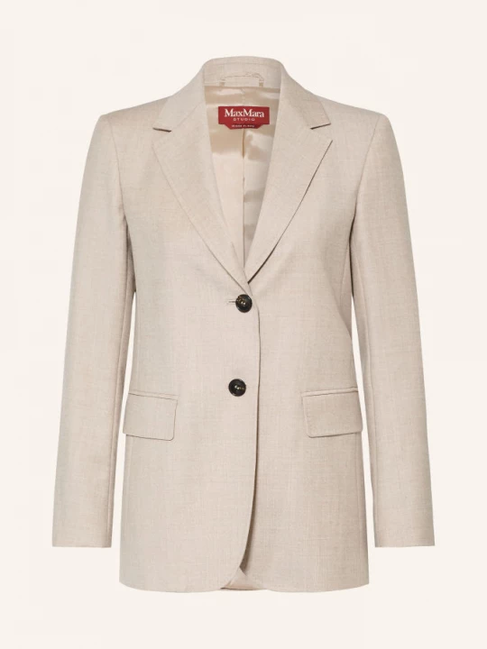 Obrázek produktu Max Mara Studio Blejzr Edito Z Flanelu béžová