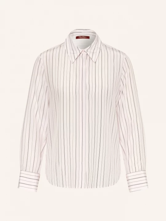 Obrázek produktu Max Mara Studio Hedvábná Halenka Flirt světle růžová / černá