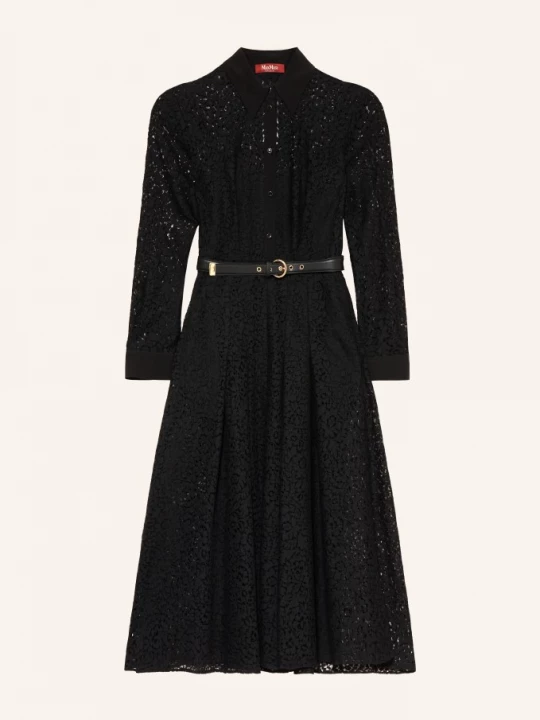Obrázek produktu Max Mara Studio Košilové Šaty Ricordo Z Krajky černá