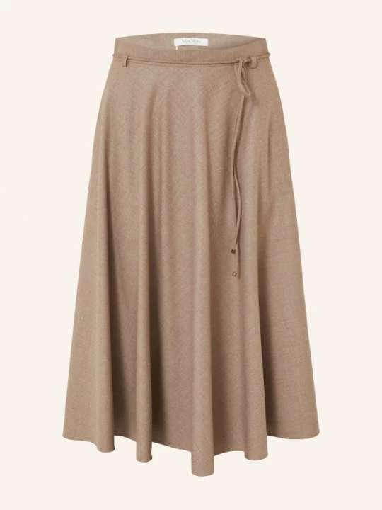 Obrázek produktu Max Mara Sukně Califfo S Kašmírem světle hnědá