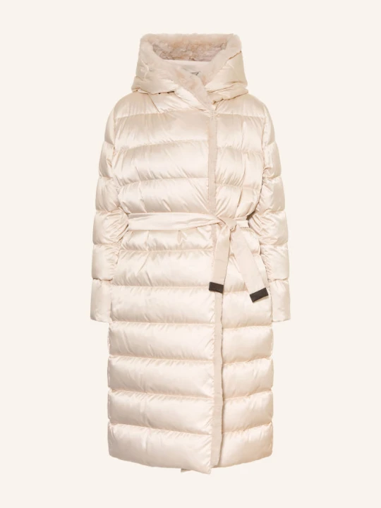Obrázek produktu Max Mara The Cube Obratný Péřový Kabát Medusa krémová