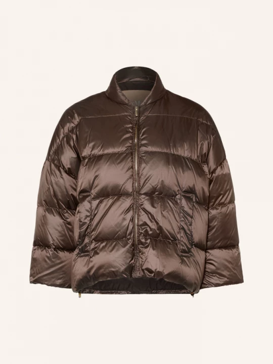 Obrázek produktu Max Mara The Cube Péřová Bunda Meringa S 3 / 4 Rukávy tmavě hnědá