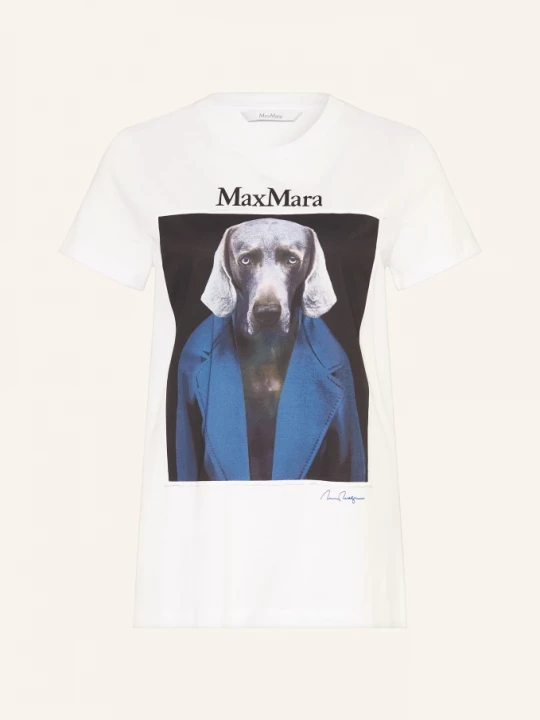 Obrázek produktu Max Mara Tričko Calca bílá / tmavě modrá / černá