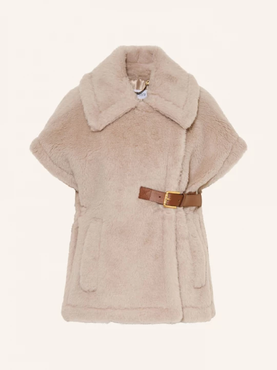 Obrázek produktu Max Mara Vesta Z Umělé Kožešiny New Abavo S Alpakou světle šedá
