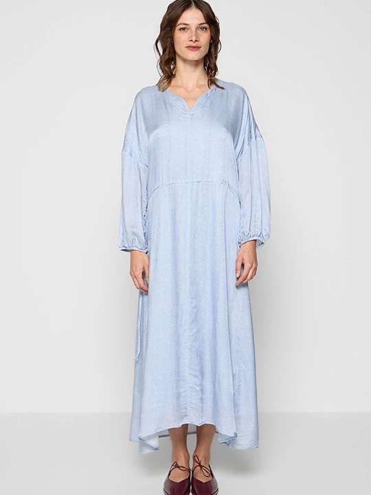 Obrázek produktu Maxi šaty Bruuns Bazaar modrý denim