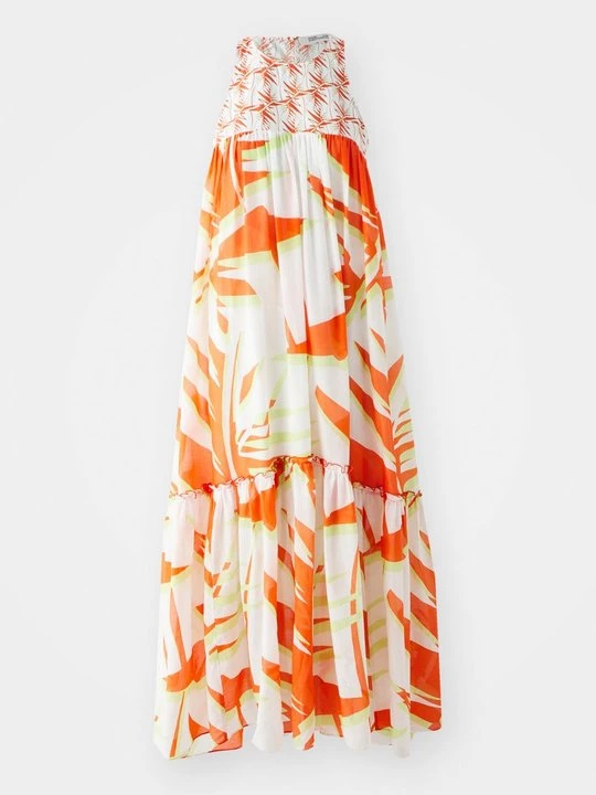 Obrázek produktu Maxi šaty Diane Von Furstenberg oranžová