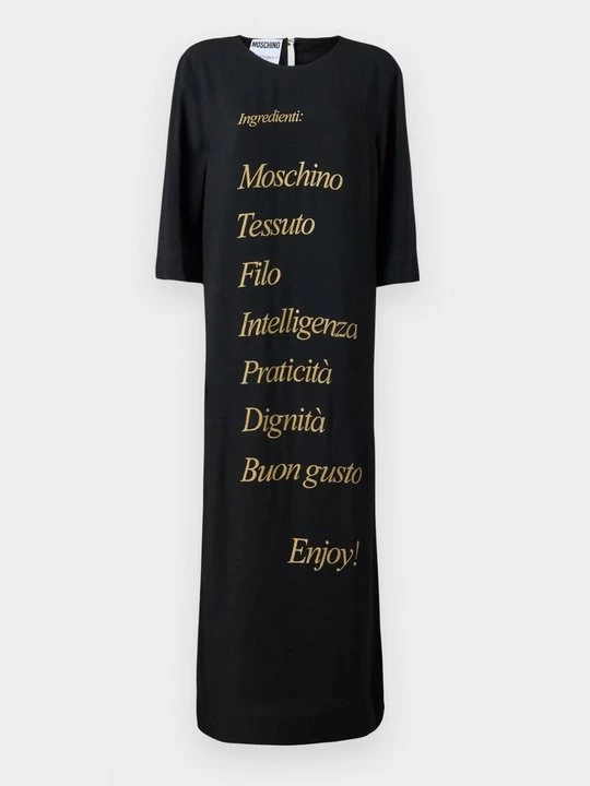 Obrázek produktu Maxi šaty MOSCHINO černá