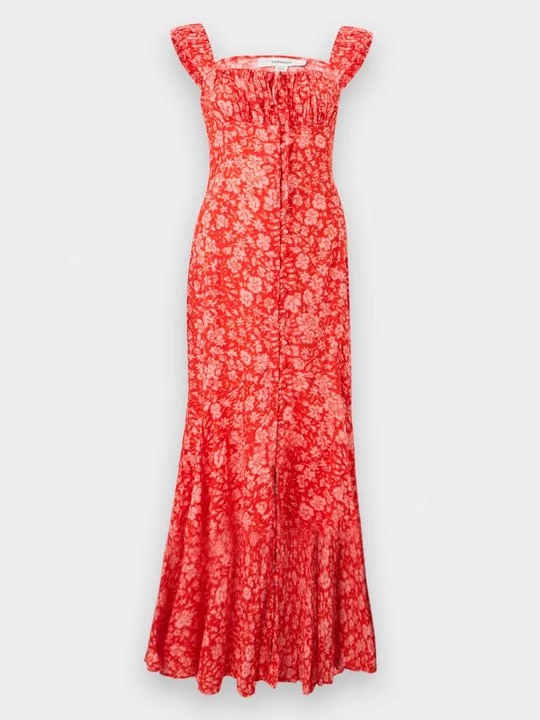 Obrázek produktu Maxi šaty Topshop tmavě červená